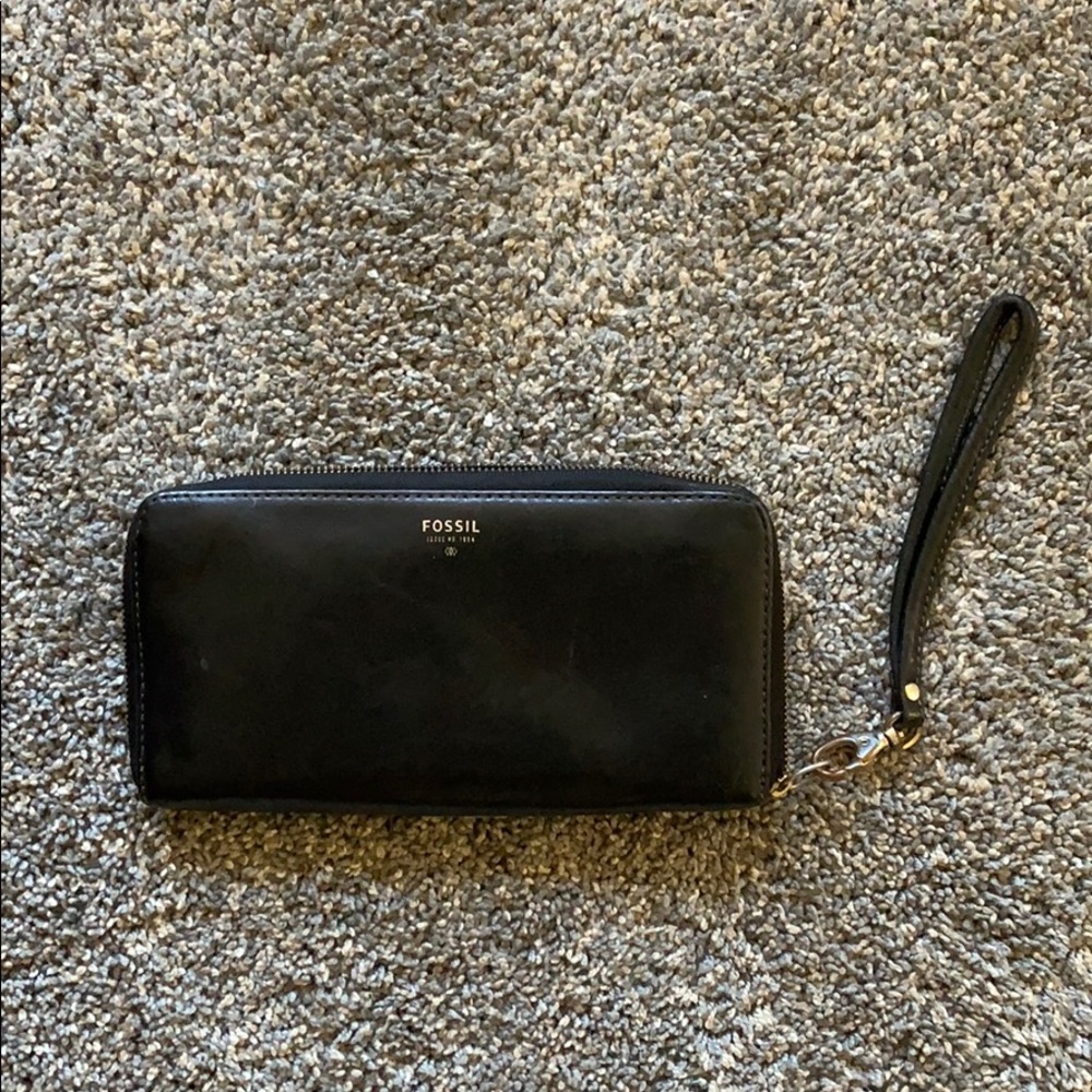 FOSSIL Sydney zip clutch